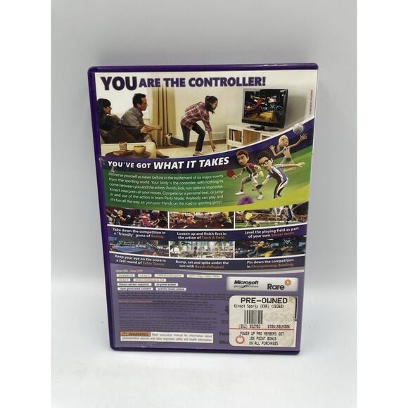 Kinect Sports (Microsoft Xbox 360) CIB COMPLETE & TESTED - Picture 3 of 6